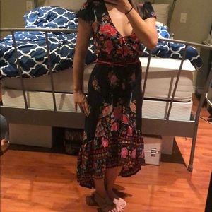 Long button down dress/kimono style